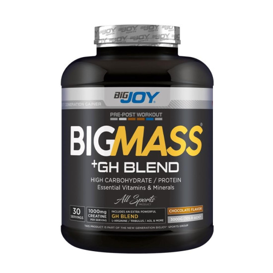 Bigjoy Sports Big Mass Gh Factors 3 kg Çikolata