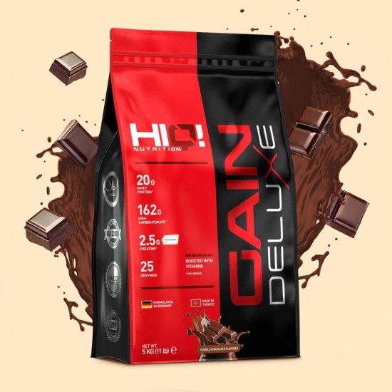HIQ Nutrition Gain Deluxe 5000 Gr Double Chocolate