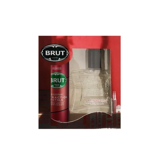 Brut Attraction Totale Edt 100 ml Essence Gift Set