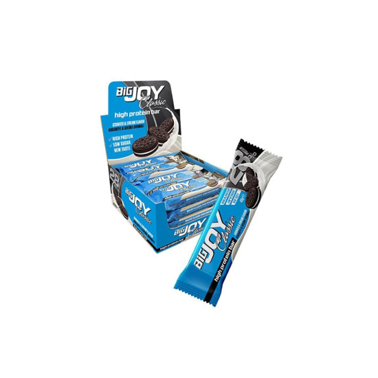 Bigjoy Sports Classic High Protein Bar Cookies & Cream 16 x 45G