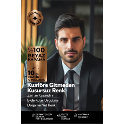 Softto Plus Expert Men Black Hair Color Siyah 10 dakikada Etkili Geliştirilmiş Formül Doğal Görünüm