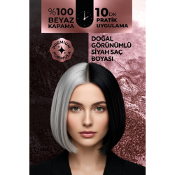 Softto Plus Expert Woman Black Hair Color Siyah Kadınlara Doğal Görünüm 400ml