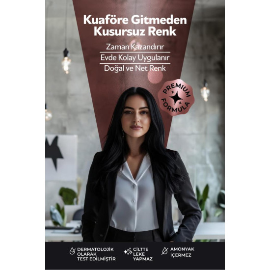 Softto Plus Expert Woman Black Hair Color Siyah Kadınlara Doğal Görünüm 400ml