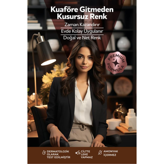 Softto Plus Expert Woman Brown Hair Color Koyu Kahve Kadınlara Özel Doğal Görünüm