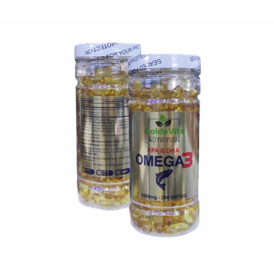 GoldeVita Omega 3 Balık Yağı 200 Yumuşak Softgel
