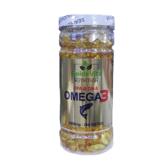 GoldeVita Omega 3 Balık Yağı 200 Yumuşak Softgel