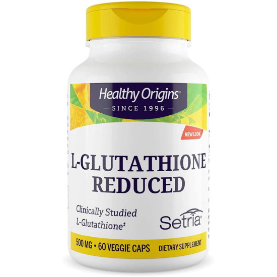 Healthy Origins L Glutathione Reduced 60 Kapsül
