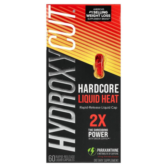 Hydroxycut Hardcore Liquid Heat 60 Rapid-Release Liquid Capsules
