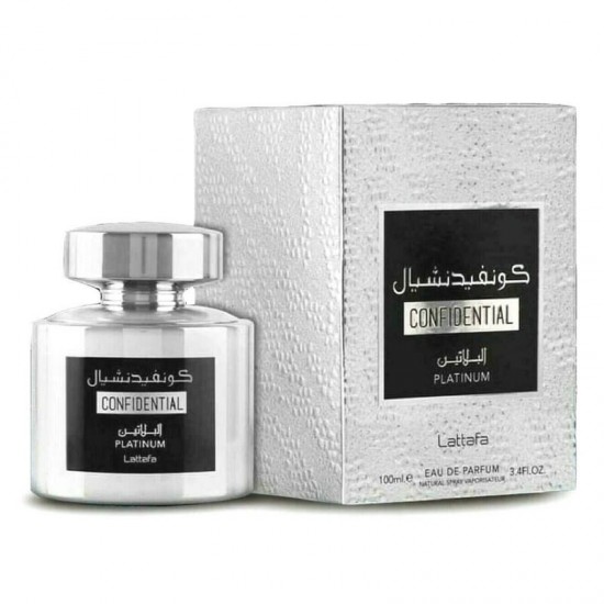 Lattafa Confidential Platinum EDP 100 ml Unisex Parfüm