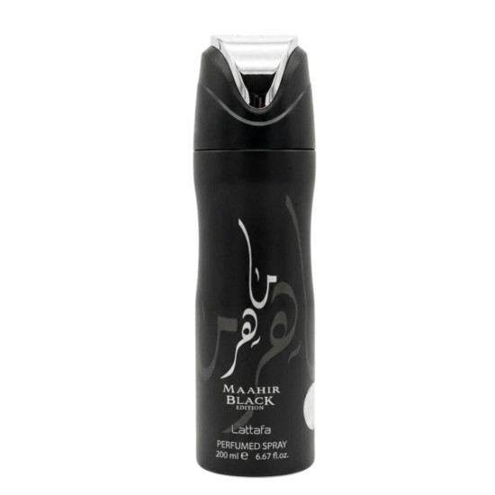 Lattafa Maahir Black Edition Erkek Deodorant 200 ML