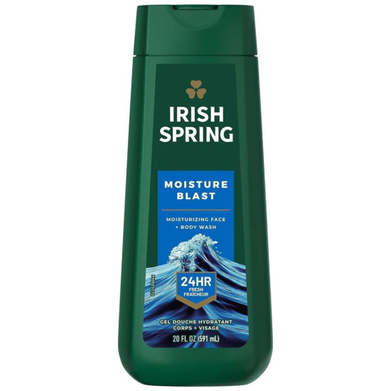 Irish Spring Moisture Blast Nemlendirici Yüz ve Vücut Yıkama 591ML