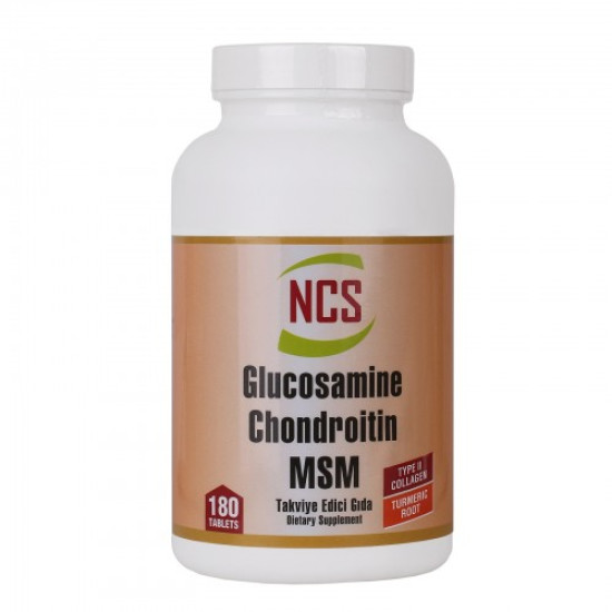 Ncs Glucosamine Chondroitin Msm Type Iı Turmeric 180 Tablet