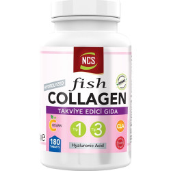 Ncs Type 1-3 Balık Collagen Cla Biotin 180 Tablet 