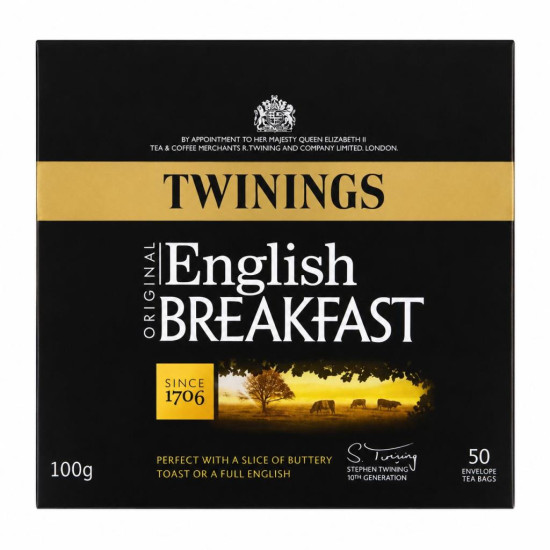 Twinings Original English Breakfast Siyah Bardak Poşet Çay 50 x 2 G