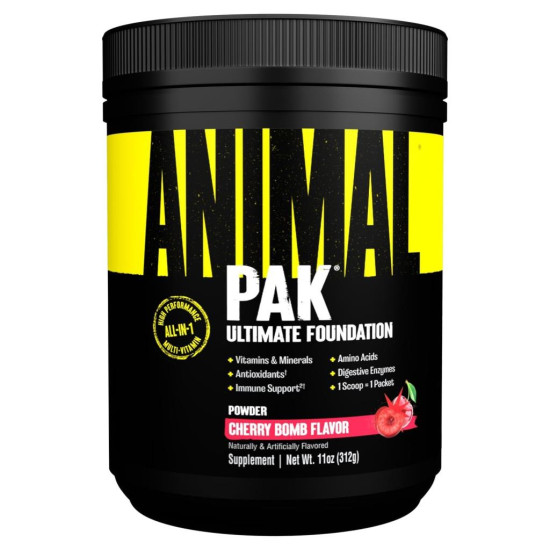 Universal Nutrition Animal Pak Powder Cherry Bomb 429 Gr