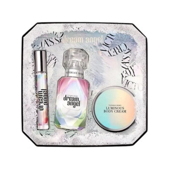 Victoria's Secret Dream Angel Edp 50 Ml + Edp 7 Ml + Body Cream 85 Gr Kadın Parfüm Seti