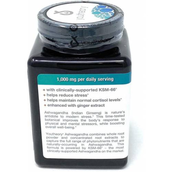 Youtheory Ashwagandha 1000 Mg 150 Kapsül 